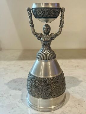 German Pewter Nuernberg Bridal
Wedding Cup Toasting Wine Glass
